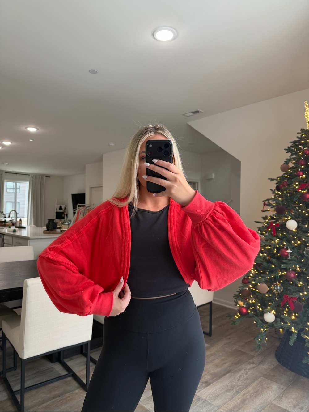 Ayla red bolero shrug nwt - Picture 3 of 16
